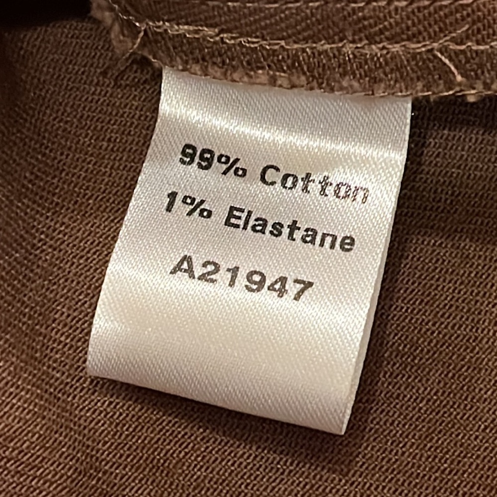 Appleseed's Brown Cotton Buttoned Jacket Size L - Picture 6 of 6